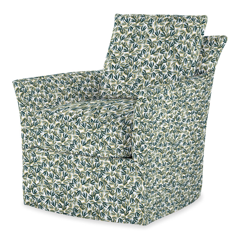 Trent Swivel Chair In 71551L12, Perigold Palmetto Verdigris
