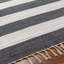 Tapis rayé en coton tissé à plat à la main Anayah-1442046814