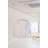 Ceiling-Mounted Drying Rack White