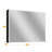 48 In. W X 36 In. H Rectangular Aluminum Dimmable Flowing Led Light Anti-fog Surface Mount Medicine Cabinet With Mirror