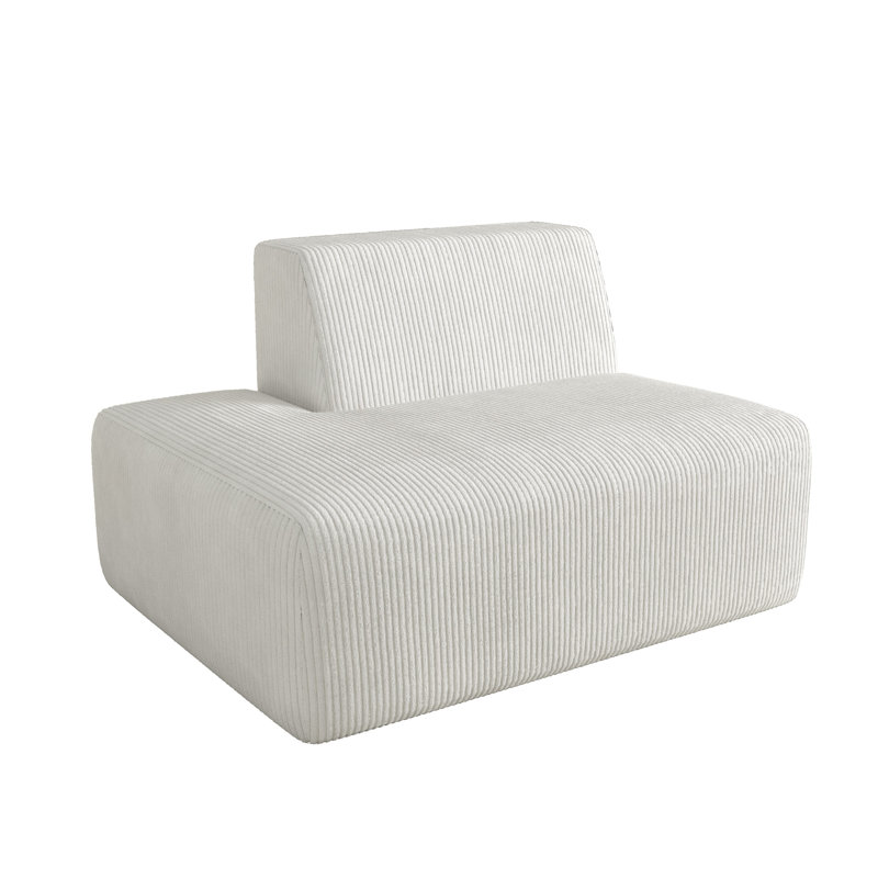 Berlare 128.8Cm Wide Side Chair, Beige