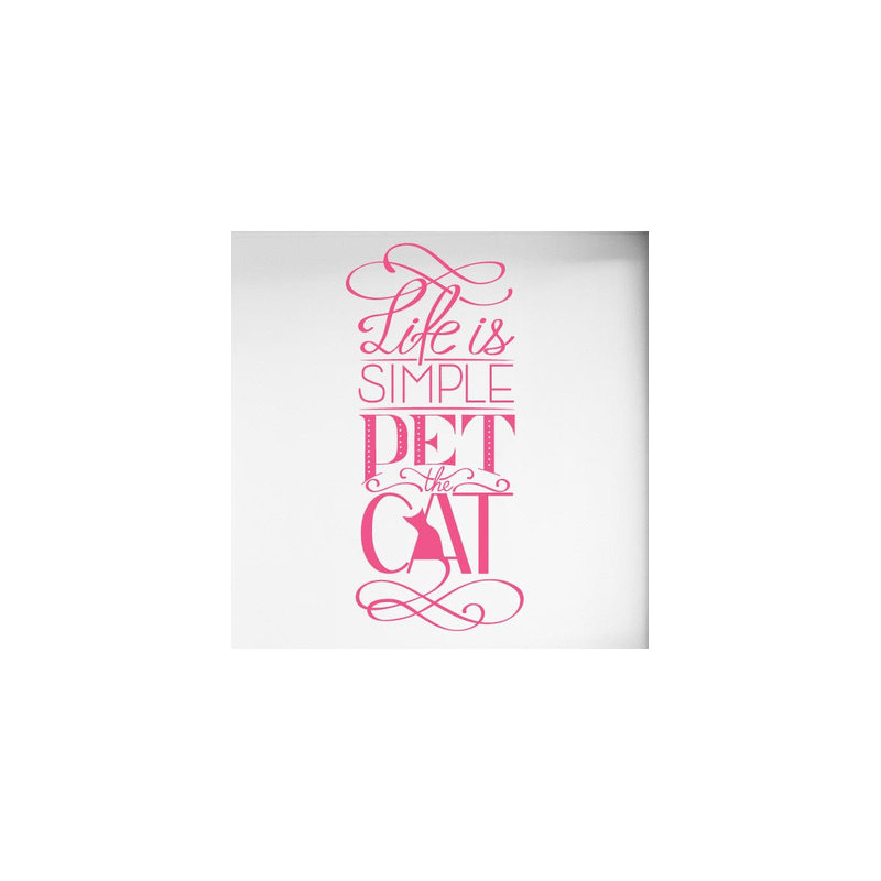 Wall Decal, Pink, Medium