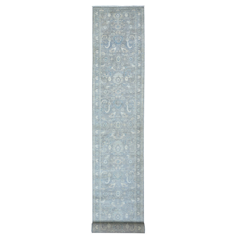 Tapis unique 2 pi 8 po x 19 pi 9 po Kaliana Gris