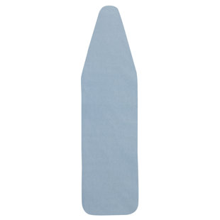 Wool Reversible Fitted Ironing Board Cover - 2 in 1 - One Side Wool One Side Cotton (Fits 54 x 18 Standard Ironing Boards) (Royal Blue)