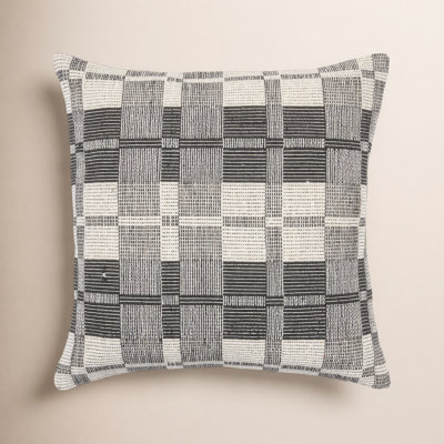 Milana 24" x 24" Embroidered Throw Pillow