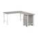 Bush Business Furniture Hustle 60W X 30D L Shaped Computer Desk With 3 Drawer Mobile File Cabinet
