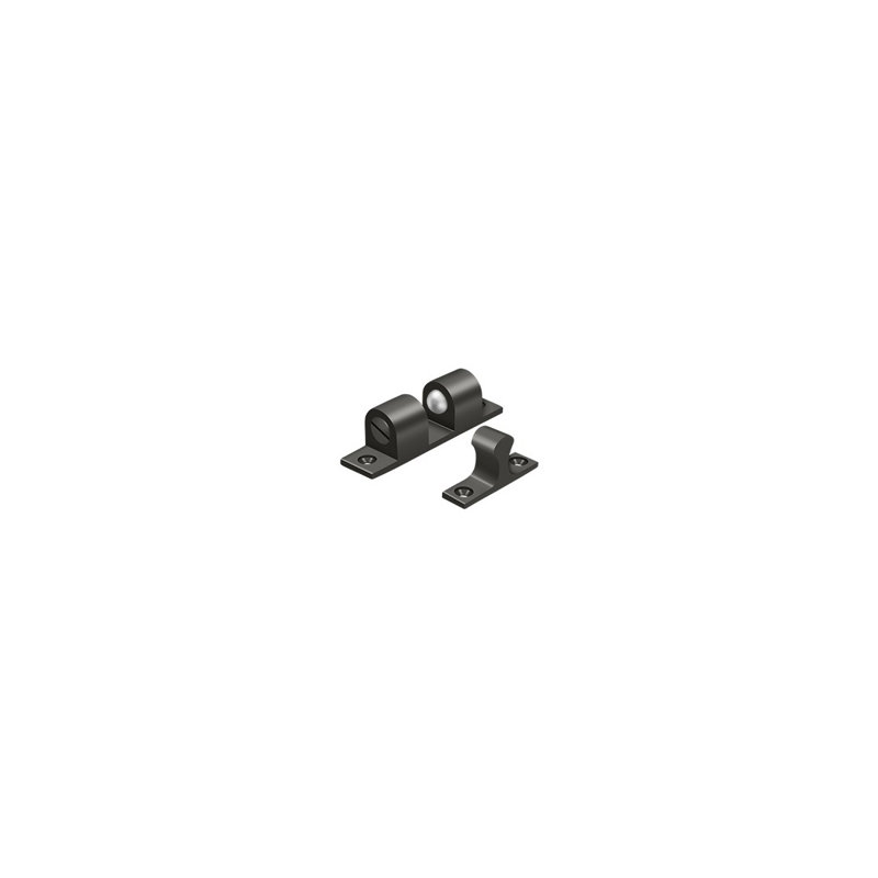 Deltana BTC30CR003 Ball Tension Catch 3" x 3/4" in PVD Polished Brass, Oil Rubbed Bronze