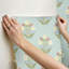 Double rouleau floral Peel & Stick-101899983