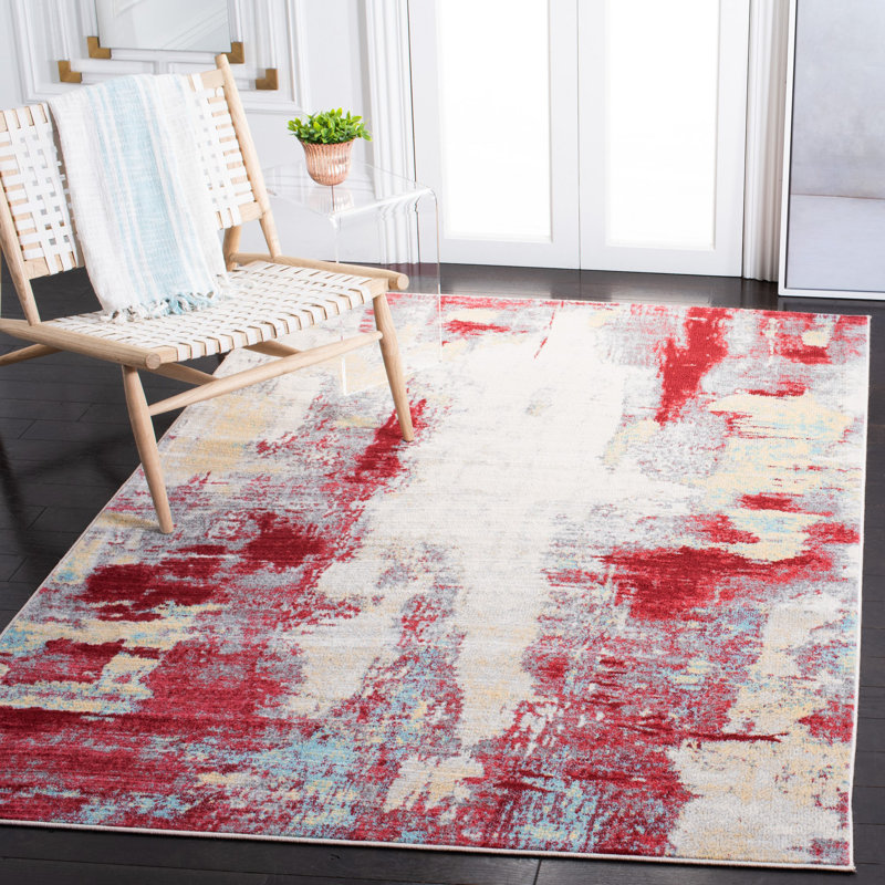 Rudi 100 Performance Abstract Rug, Rectangle 9' x 12'