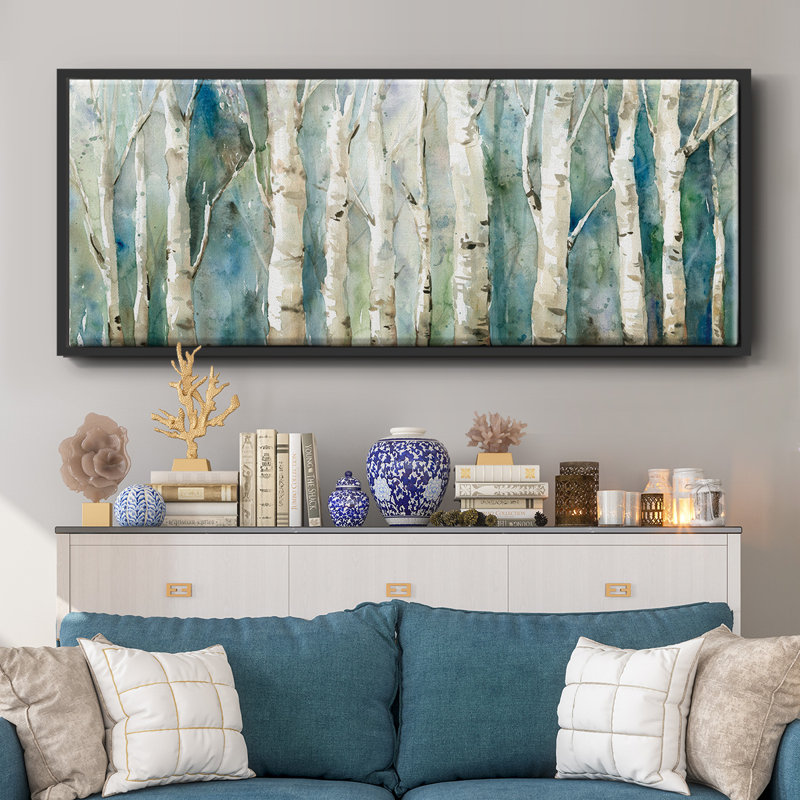Birchwoods- Framed Canvas