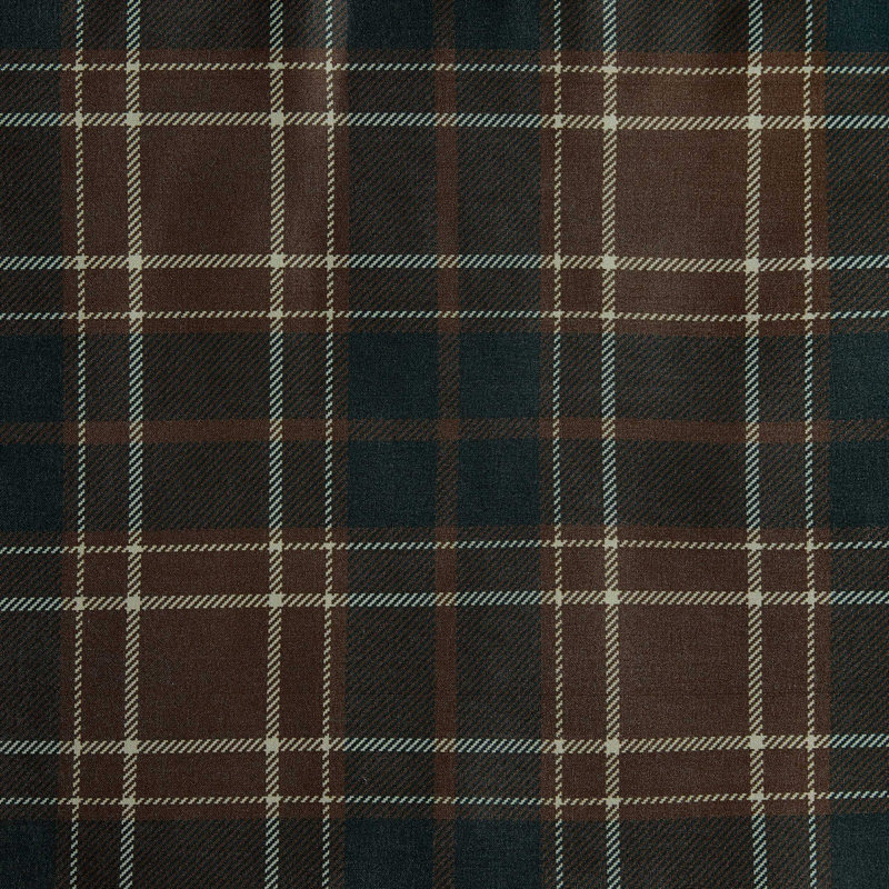 Ensemble d'édredon réversible à carreaux brun Eddie Bauer Huntley, Édredon pour lit simple + 1 taie décorative stan