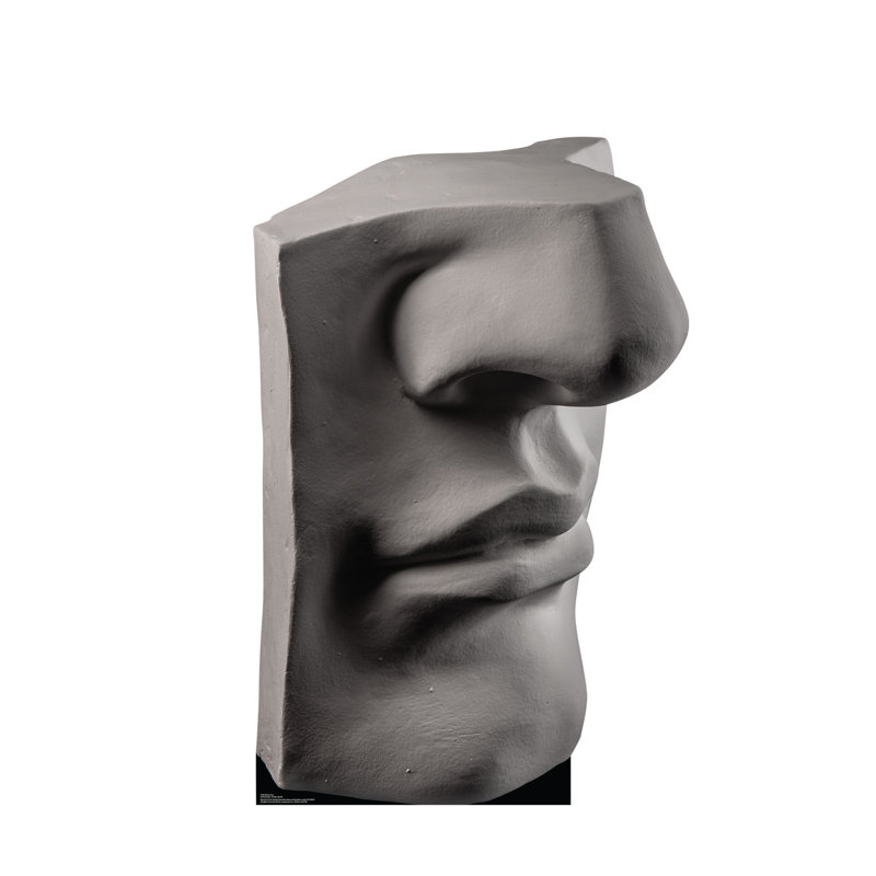 64'' Tall Gray Cardboard Standup Decor