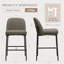 Tabouret de comptoir rembourré avec structure en métal-813514223