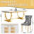 Rectangular 70.1"L X 35"W Dining Set (Set Of 5)-1783850113
