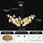 10-Light 36" Dimmable Tree Branches Ginkgo Chandelier With Ceramic Leaves Shades