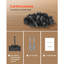 Attaches de terrasse dissimulées 90 pièces pour terrasse en composite Universal T Clips - noir