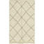 Tapis de zone en laine 4 pi 9 po x 8 pi 3 po one-of-kind-noué la ivoire Ilfracombe
