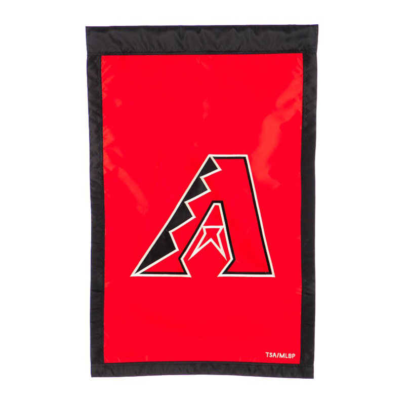 Polyester 44 x 28 po mlb 2 côtés drapeau maison, Diamondbacks de l'Arizona