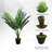 XBrand 47.2 inches H Artificial Palm Tree with Pot – Indoor & Outdoor Decoration, UV-Resistant, Low Maintenance-117186152