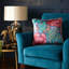 Down the Dilly Damask Square Scatter Cushion Cover/Cushion with Filling-86800837-89182666