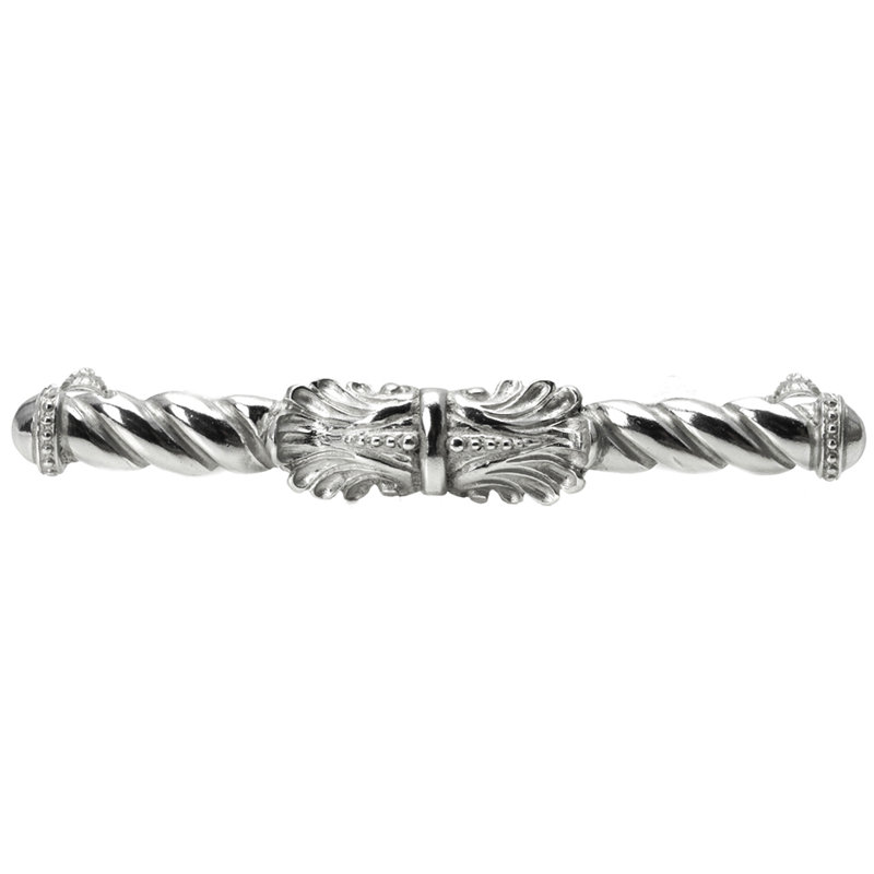 Acanthus 5 inches c.c. large pull Romanesque style in Oil Rub Bronze, 6", Chrome
