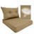8 Pieces Outdoor 4'' Replacement Cushion Set Seat / Back Cushion