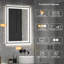 Miroir de salle de bain à DEL 3 couleurs à intensité variable-1345156578