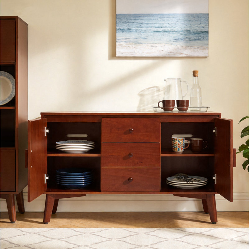 Buffet 47,3 po Mid Century Modern Buffet
