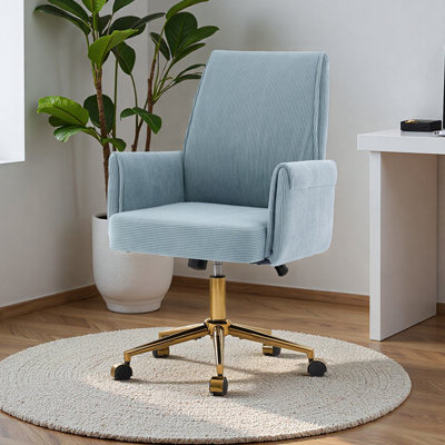 La chaise de bureau relevable à dossier moyen, en tissu rayé et ergonomique, est un excellent choix pour travailler, étudier ou se détendre. La conception à dossier moyen offre une meilleure expérience d'assise
