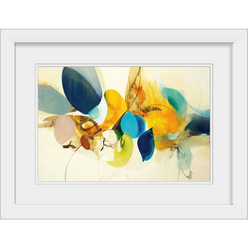 « Alea Candide Color » par Sarah Stockstill - reproduction, Cadre blanc, H 20 po x l 26 po x P 1 po