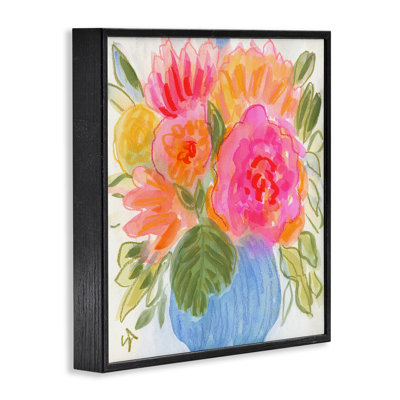 Full Blossoms Bouquet Framed Giclee Art by Suzanne Allard
