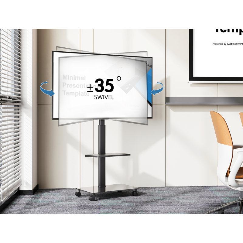 Glass Bottom Removable Tv Stand, Suitable For 32-60 Inch