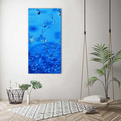 Drops Of Water - Wrapped Canvas Print