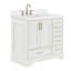 Meuble-lavabo simple avec plateau Abshire 37-93359452