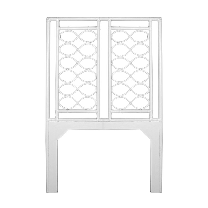 Infinity Low Profile Standard Bed, White, Twin XL