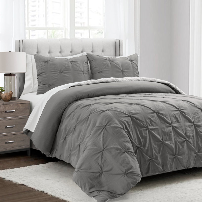 Ravello Microfiber Comforter Set, Wheat, King Comforter + 2 King Shams
