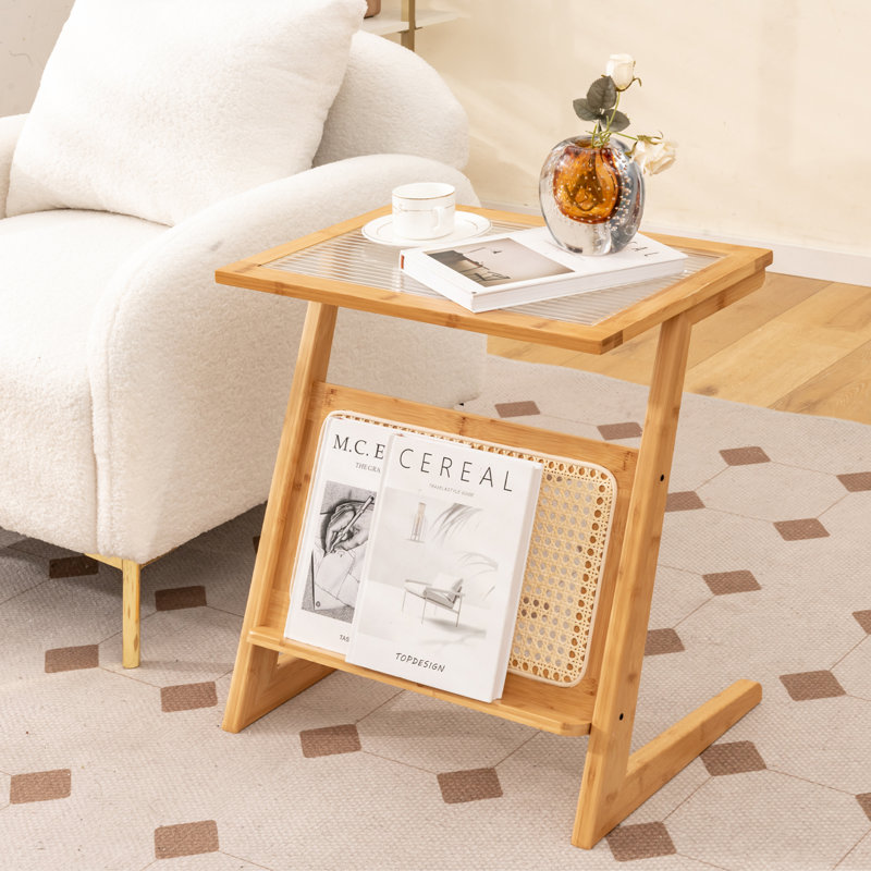 Tray Top Abstract End Table