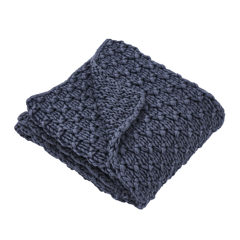Headly Throw Blanket, Indigo