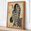 Zebra Study Japandi - Wrapped Canvas-1090158192-1090158198