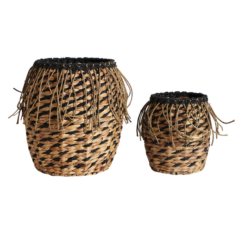 Bay Isle Home Afreena Wicker Decorative Bin