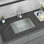 Lavabo de salle de bain rectangulaire en acier inoxydable L 18 po x l 13 po Sarlai