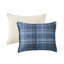 VCNY Home Plaid 3-Piece Brushed Cotton Flannel and Sherpa Comforter Set-101303825
