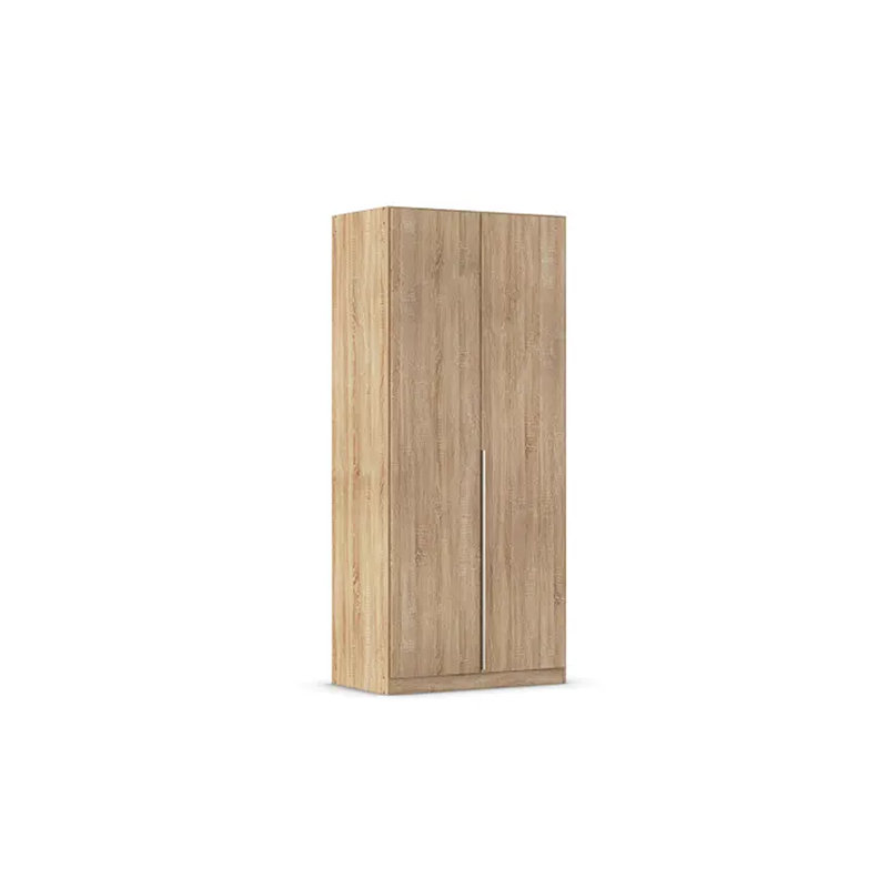 Alabama 2 Door Wardrobe, 210 cm H x 91 cm W x 54 cm D, Sonoma Oak, Basic