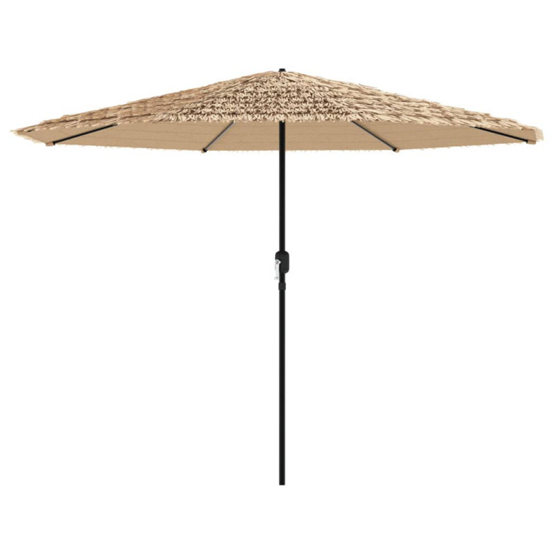 Beach Parasol, Brown, white and pink, 248cm H x 388cm W x 388cm D