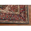 Tapis oriental géométrique en laine Heriz Serapi noué à la main 4 pi 1 po x 6 pi