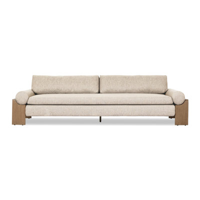 Joette Outdoor Sofa-104"-Washed Brown-FSC