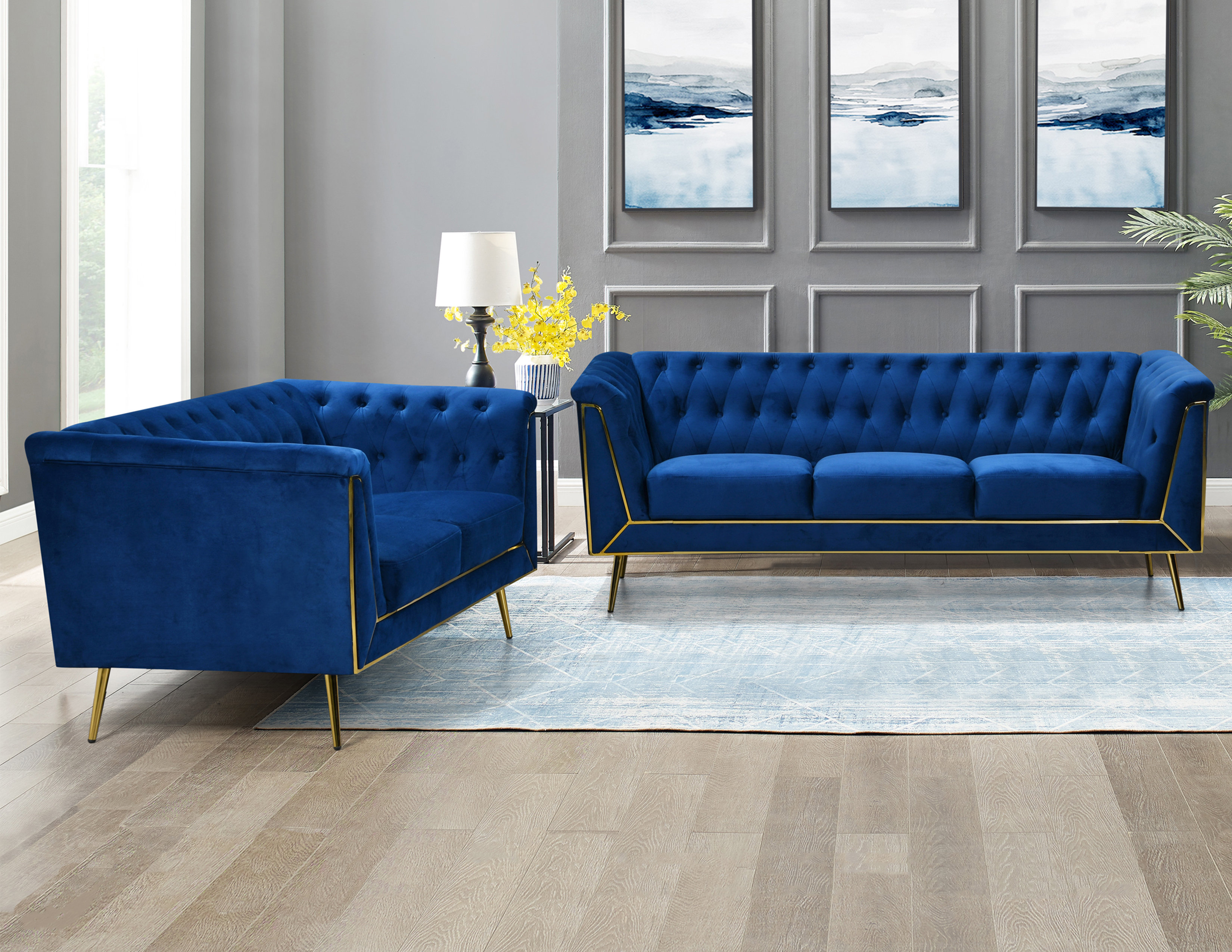 Mercer41 Sardella 2 Piece Living Room Set Wayfair