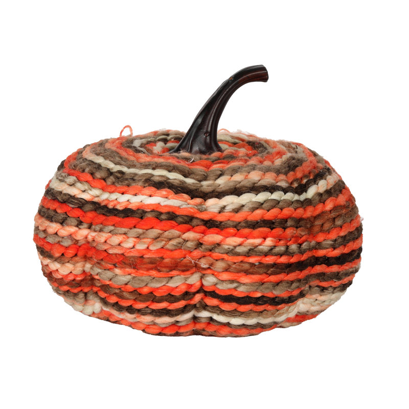8" MULTI CHNKY YARN PUMPKIN