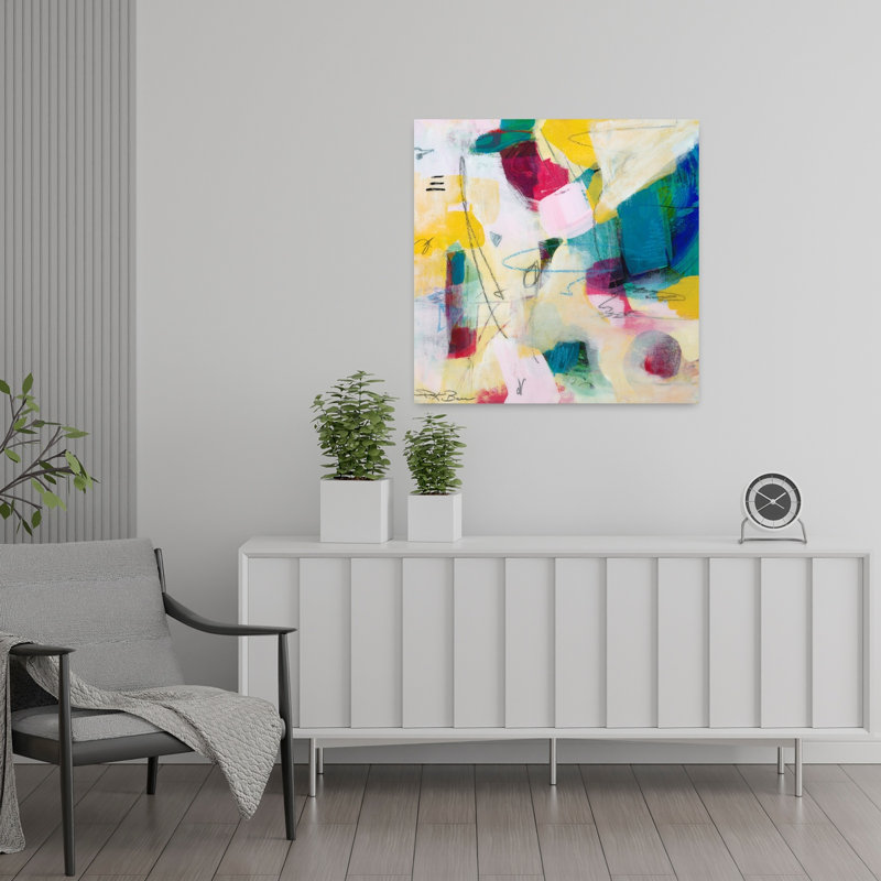 Oide 3, art abstrait contemporain, H 24 po x l 24 po