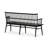 Aspen Large Bench-Black Oak